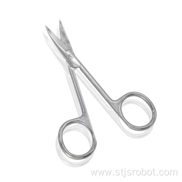 Customized Logo Stainless Steel Beauty Scissors Hairdressing Trimming Scissors Eyelash Scissors